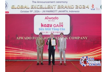 Kazu Gain Gold của Aiwado khẳng định uy tín với danh hiệu TOP 5 Thương hiệu xuất sắc toàn cầu 2024